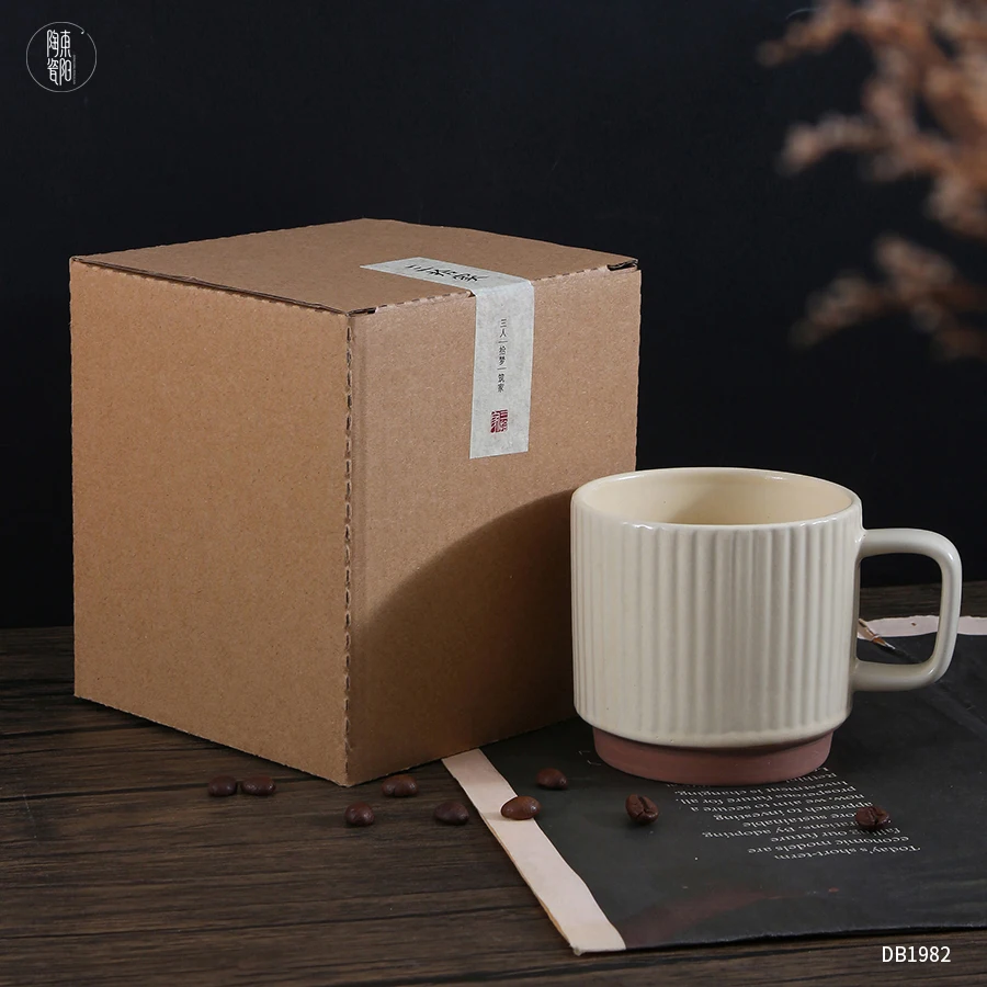Wholesale Bulk Stoneware Morden Luxury Europe Tea Mug Nordic Custom