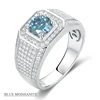 Blue Moissanite Diamond