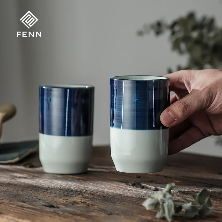 FENN hot selling  6/8oz coffee ceramic mugs ceramic cup with customized logo porcelain tea cup for gift