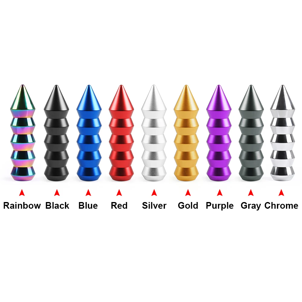 
 Универсальный алюминиевый конический рычаг переключения передач с острым концом Ручка рычага переключения передач в БАМБУКОВОМ стиле 146 мм ручка переключения передач  