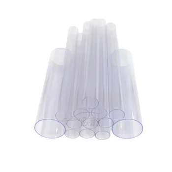 Chinese factory price Flame retardant transparent pvc pipe clear round ABS pipes Extruded ABS Tube