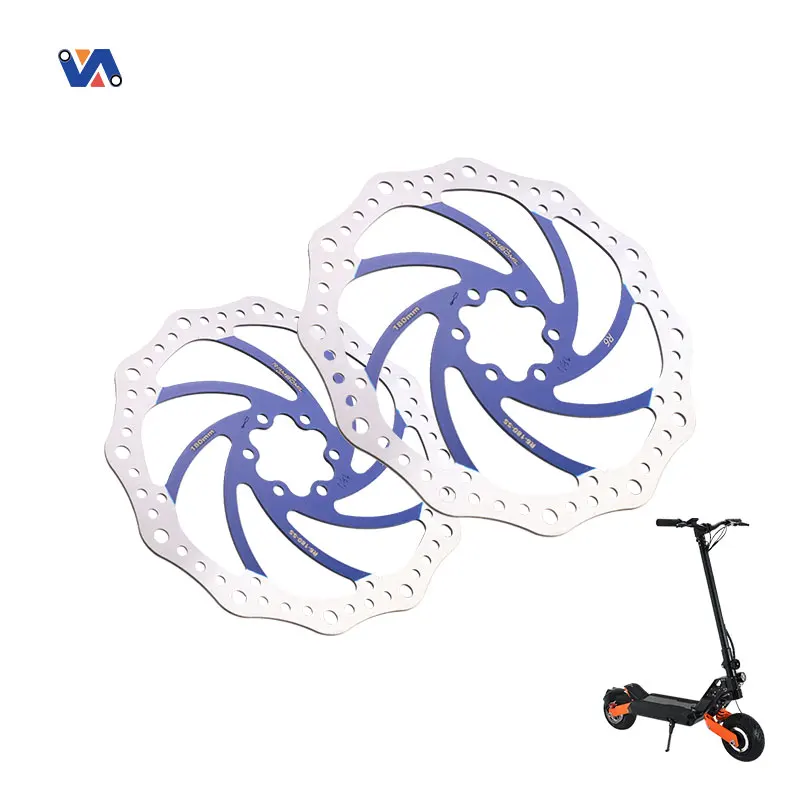 Νέα Εικόνα, Υψηλής Ποιότητας Χρωματιστός Δίσκος Φρένου Ποδηλάτου Κόκκινος/Κίτρινος/Μπλε/Πράσινος/Μαύρος, Διάμετρος 180 mm, Μοντέλο RF-BD005B, 100% Γνήσιο Πρωτότυπο Κουτί Συσκευασίας