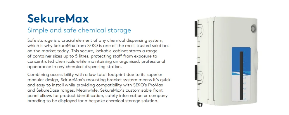 Waredose 30 Compact Dosing System - 500L Commercial Dish