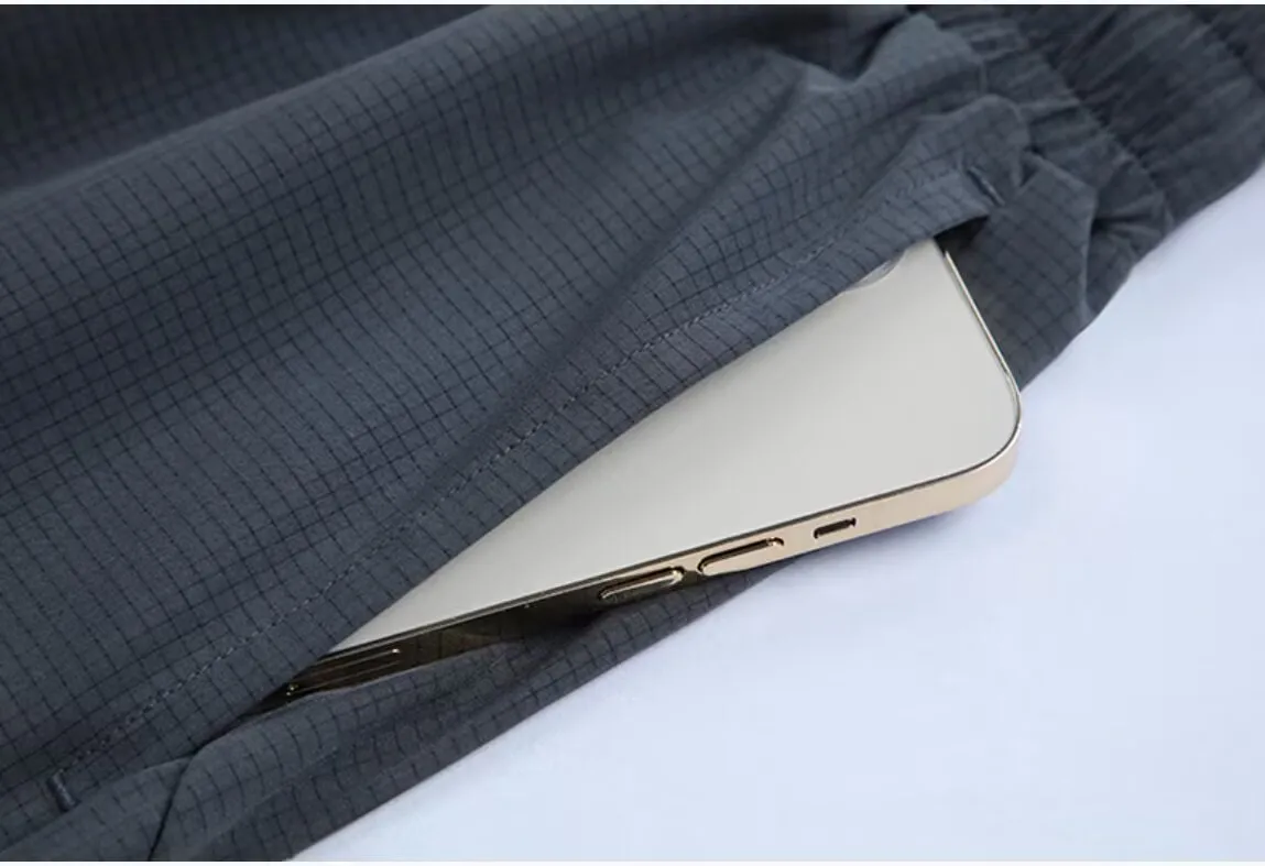 2023 Summer New Sports Pants Shorts Men's Running Pants  Piece Fiess Pants Quick Drying Training Trousers With Pockets886_voghion.com