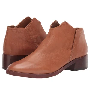 Hot Sales Breathable Casual Leather Boots Hard-wearing Fashion Ladies Short Ankle Boots