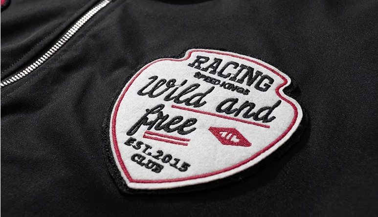 Men's Bomber Jacket Varsity Style Embroidered Winter Coat_voghion.com