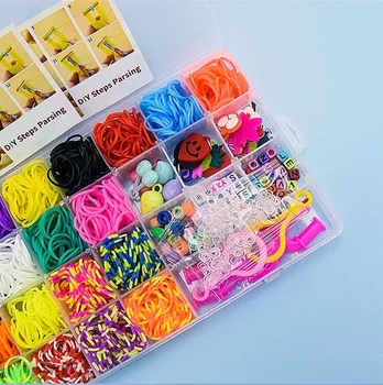 DIY Bracelet Making Rubber Band Kit Wholesale MOQ 12