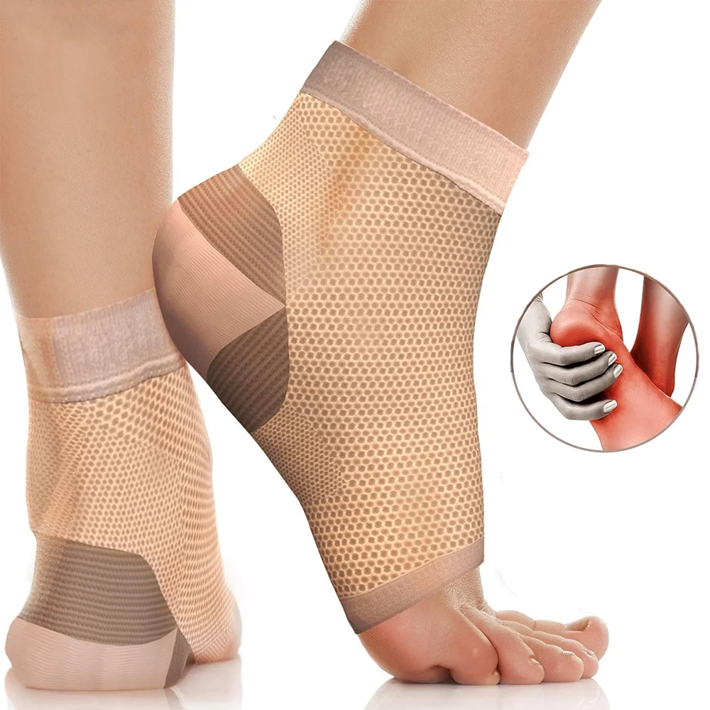 Breathable Arch Support Ankle Compression Socks For Plantar