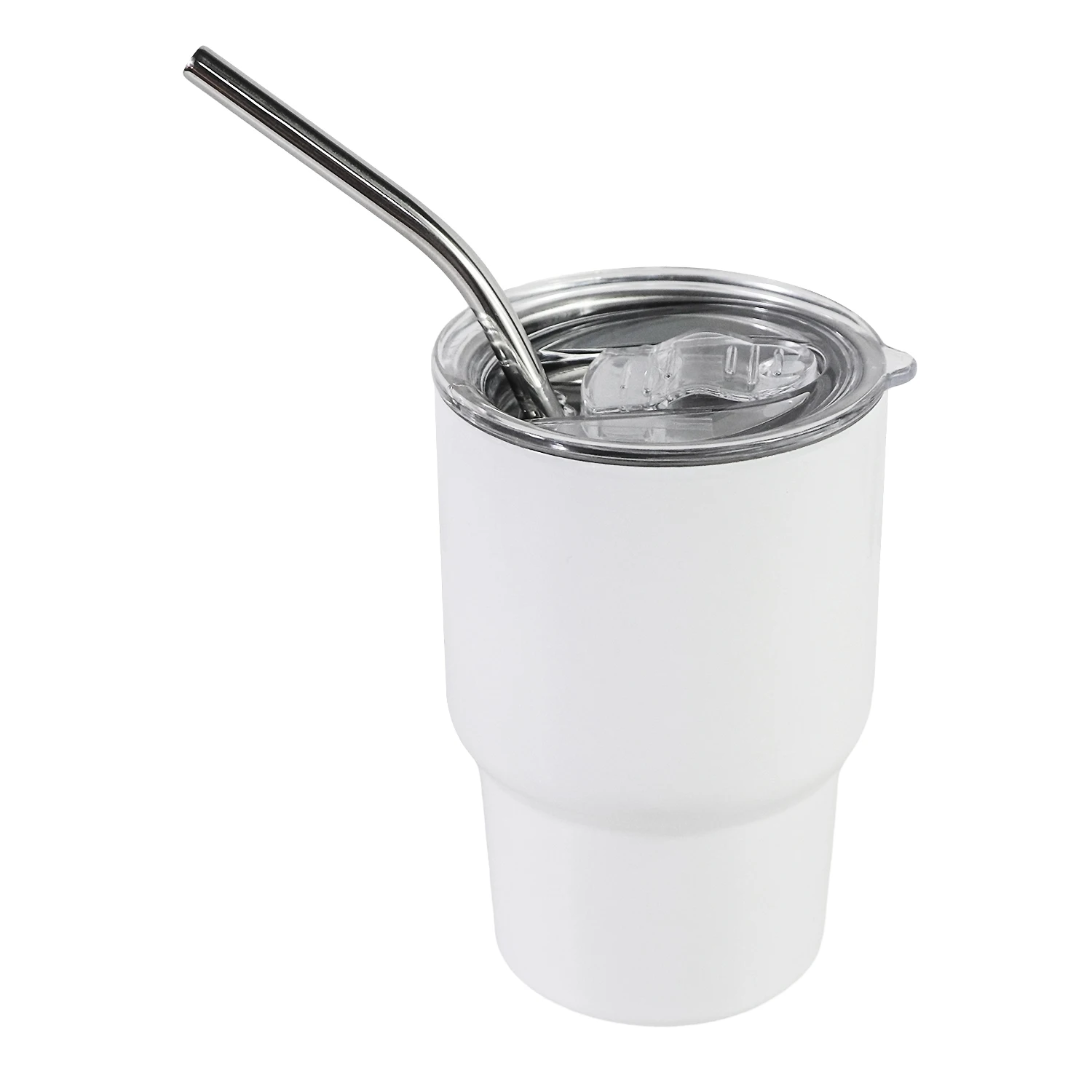 Custom Logo Double Walled Stainless Steel Thermos Reusable 6oz 8oz Coffee Cups With Lids For Kids