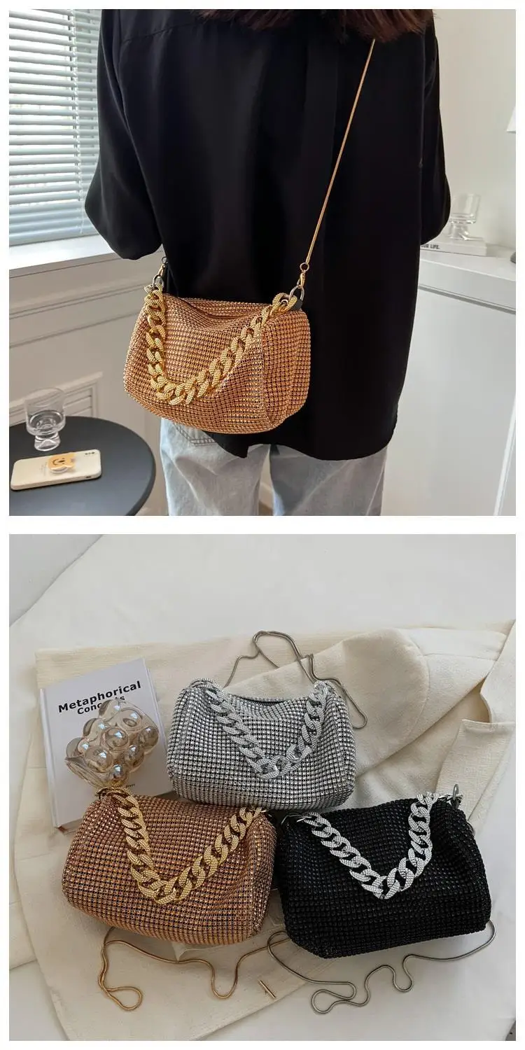 Gorgeous Charming Rhinestone Clutch Unique Handbags main image 1