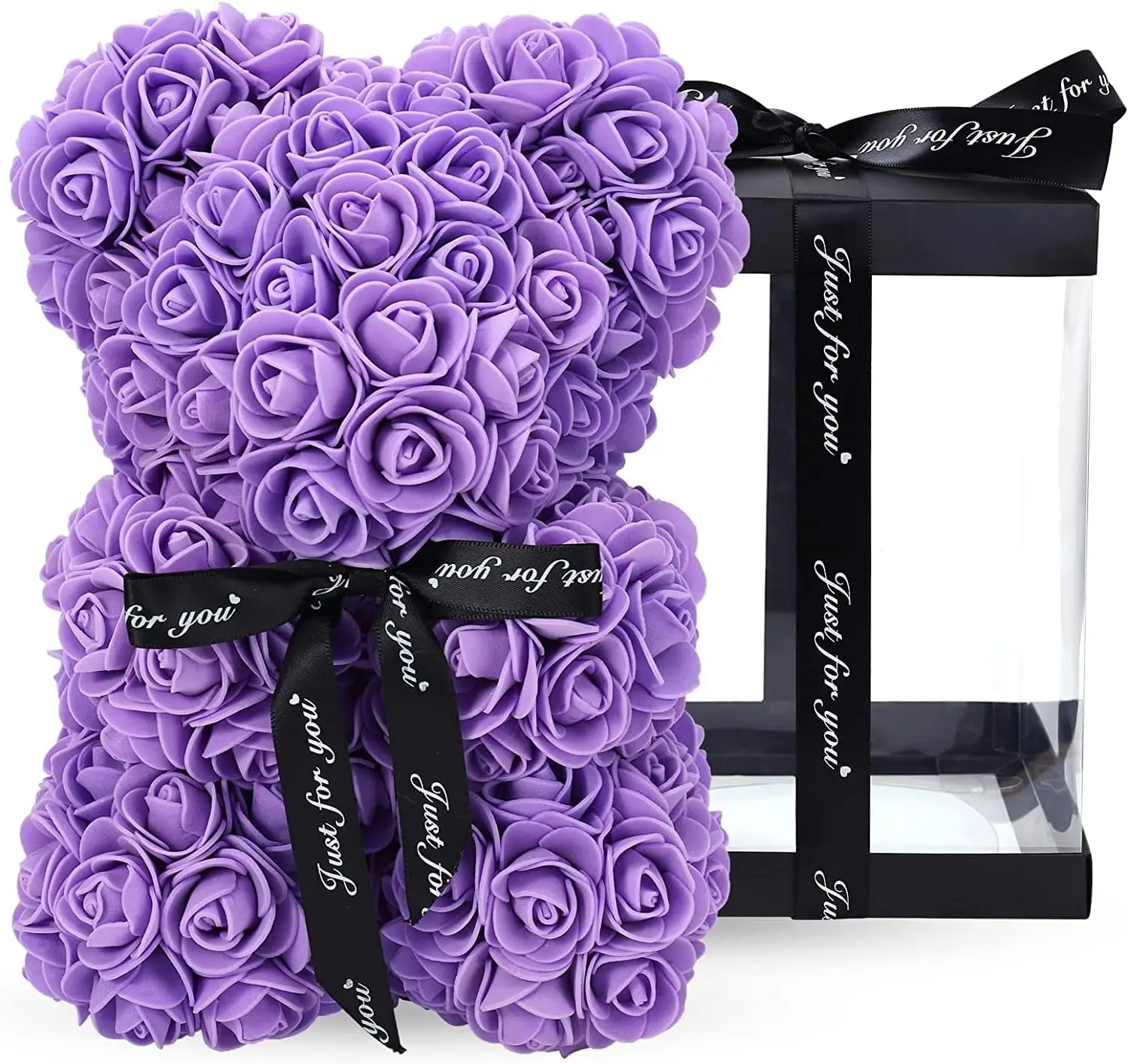 Artificial Flowers Rose Bear,Rose Teddy Bear,Flower Bear Cub,Forever