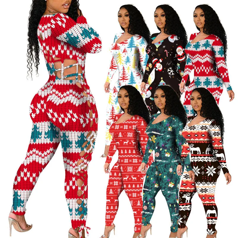 christmas jumpsuit womens