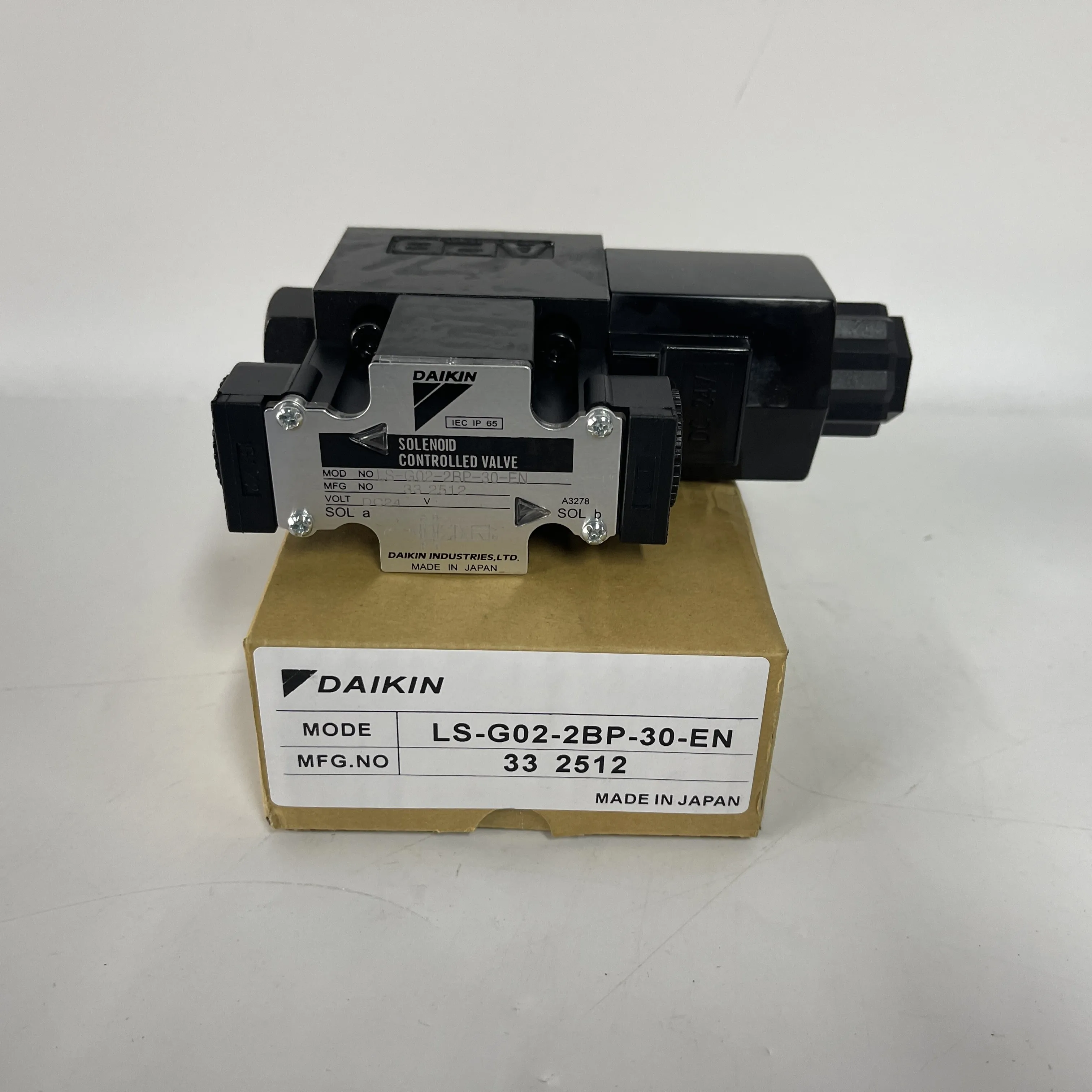 DAIKIN Solenoid Controlled Valve LS-G02-2BP-30-EN