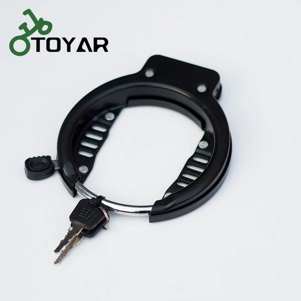 Toyar Bike Frame Lock With Chain Black 6*1200mm Lock The Wheel And