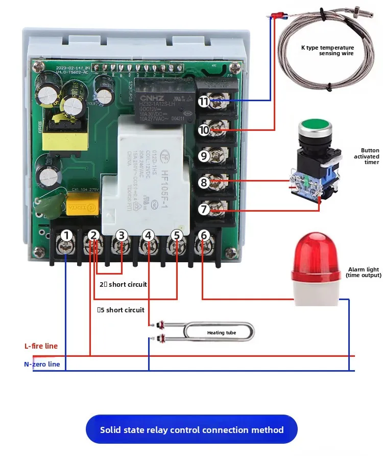 Intelligent Thermostat LCD Display TS700-X Temperature Controller with PID Regulation High Precision Data Hold & Reset Functions