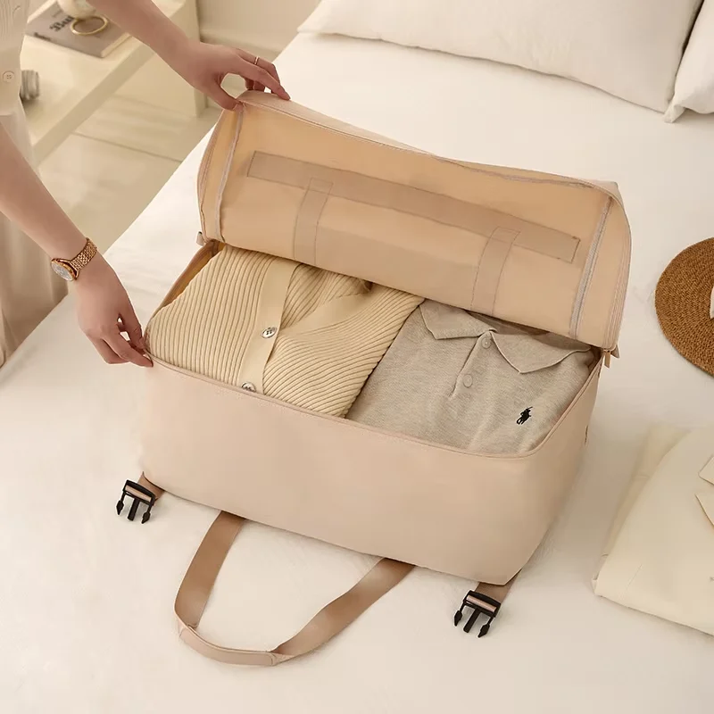 Wholesale Foldable Lightweight Bag Large Capacity Travel Luggage Storage Bag Duffel Bag With Custom Logo
