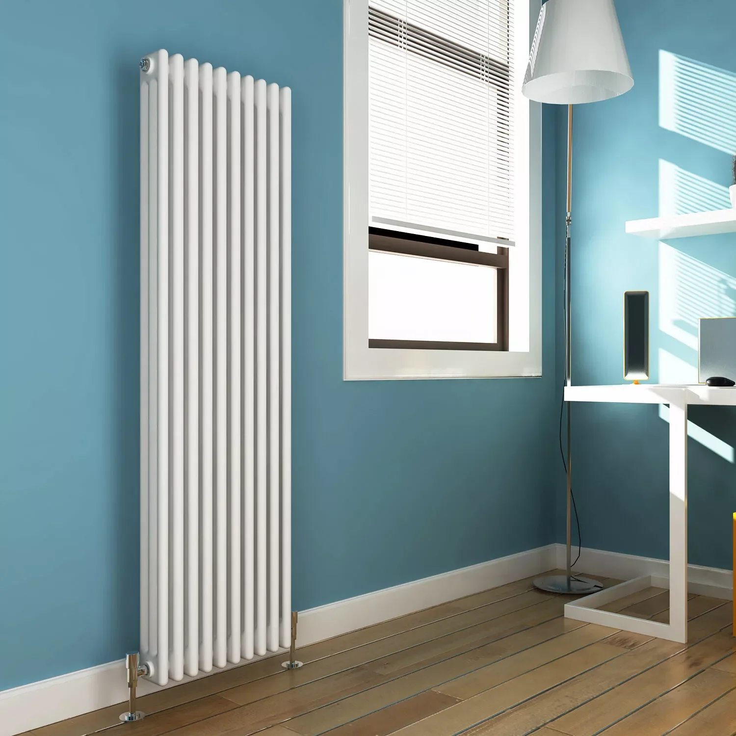 School Wall Radiator CE Certified Mild Steel 4 Column Heating Radiator for Home Central ...