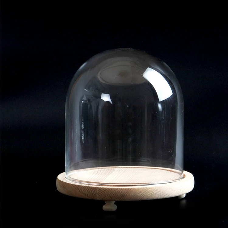 Цветки галактики консервированные розы в стеклянном куполе со светодиодной подсветкой и деревянной