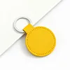 Round keychain-yellow