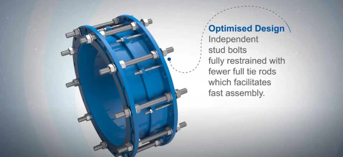 Pn16 For Pvc Pipes Viking Johnson Coupling 315mm 250mm Dismantling