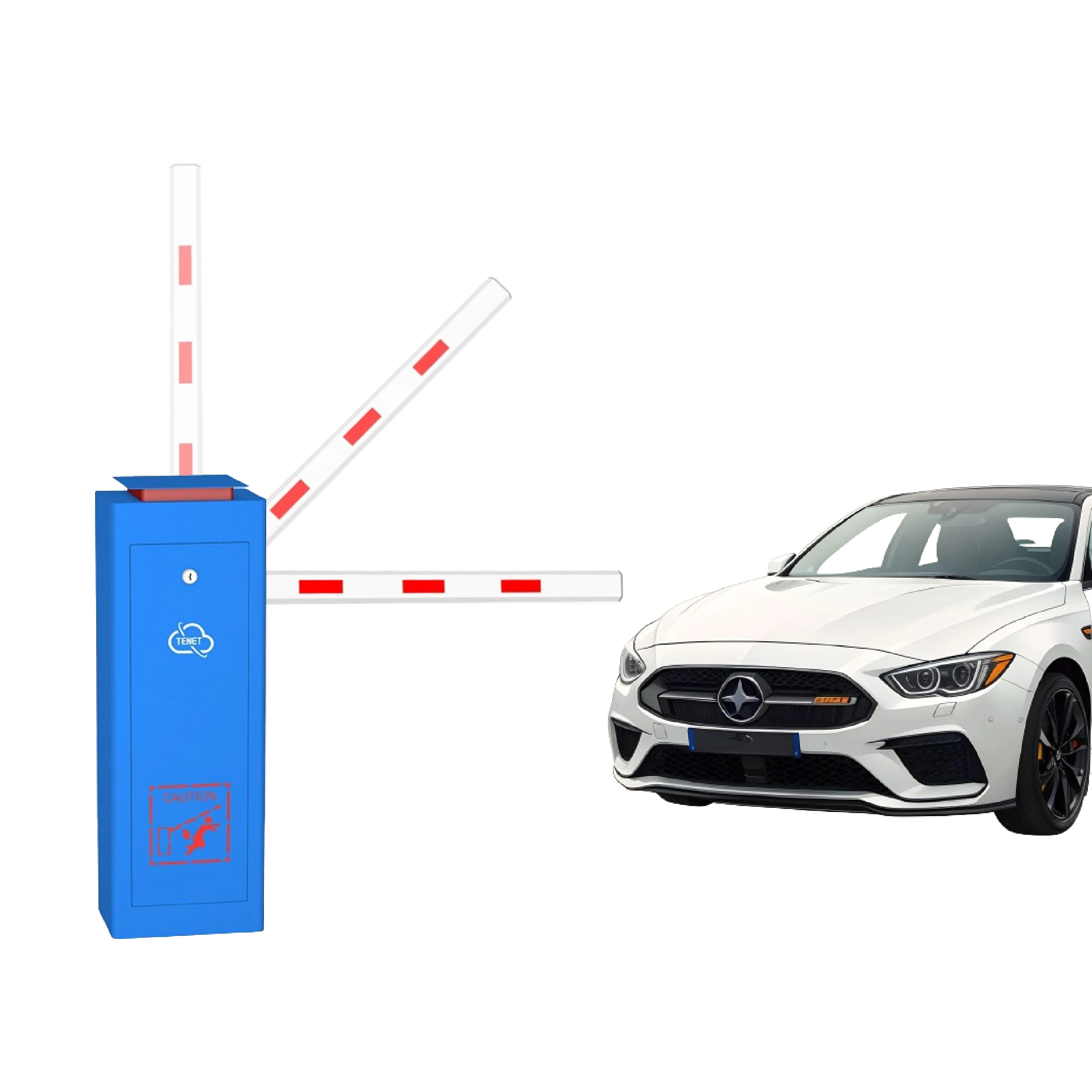 Fast Opening Parking Lot Gate Barrier Rod 24V DC Brushless Motor Rfid Automatic Boom Barrier Gate Traffic Servo Barrier