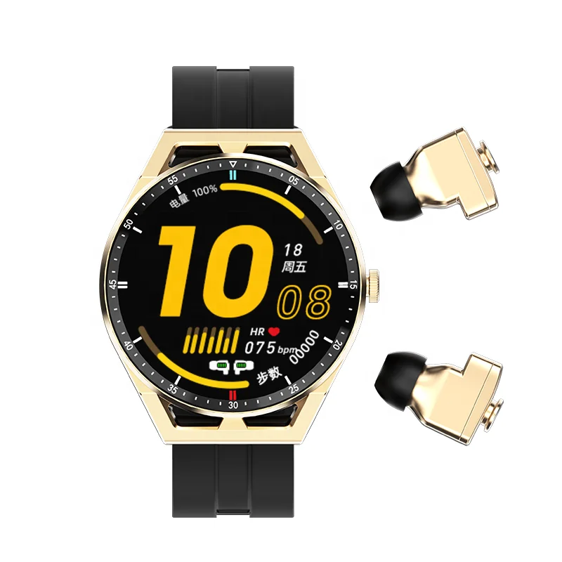 T20 Smartwatch with Headphones and Wireless Earbuds BT