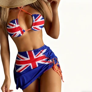 Women's Asymmetric Cutout One Piece Swimsuit with Push-up Bra Leopard Animal Print Custom Logo on Front Wholesale Thongs Bottoms