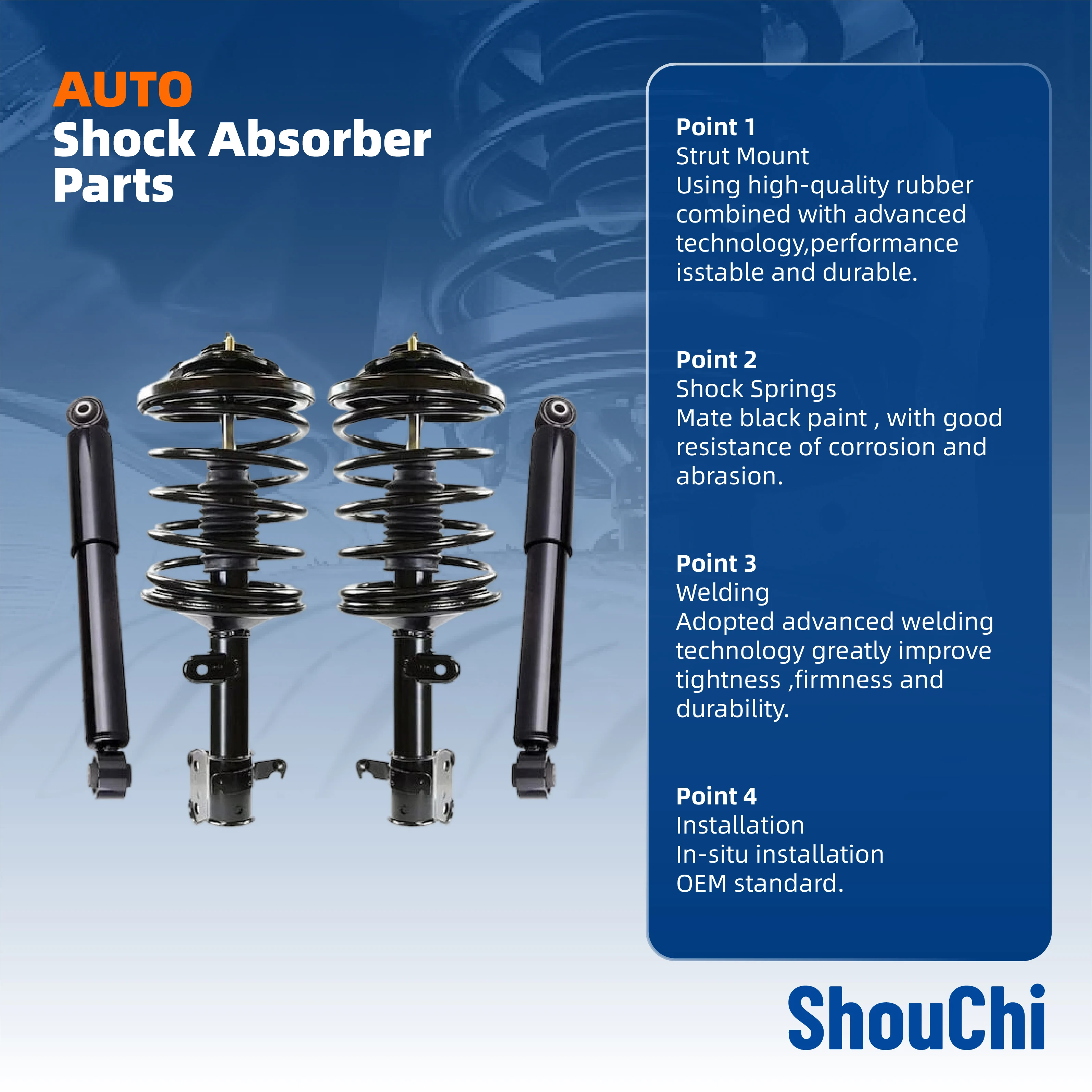 Shouchi 343295 Shock Absorbers for Toyota YARIS/VITZ/ECHO