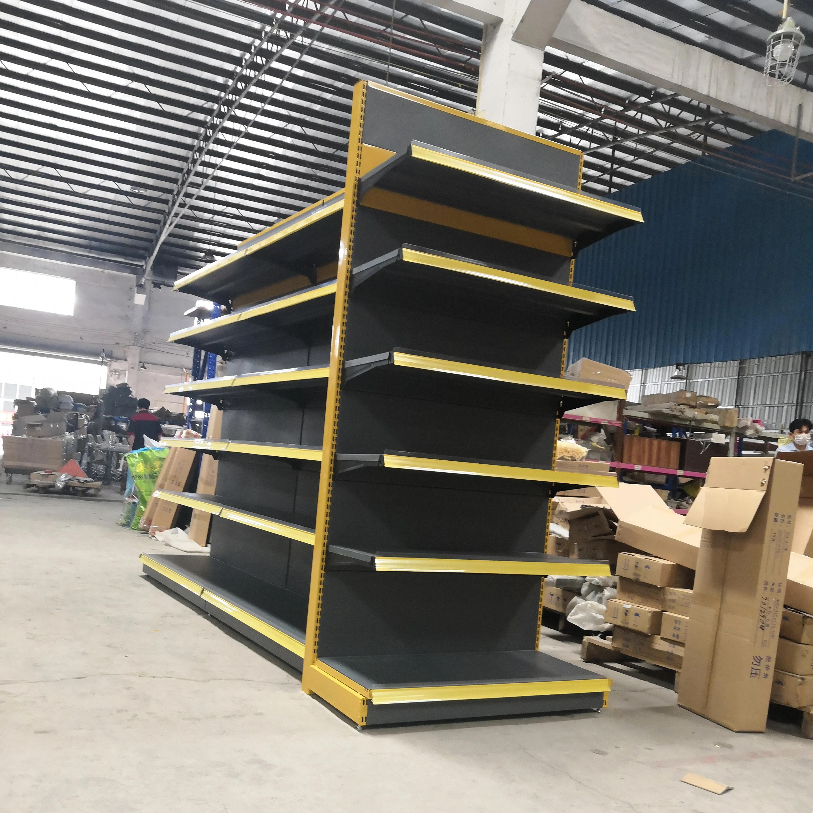 Metal  Shelf Supermarket Display Rack Wall Shelf Used for Shop Fittings Strong Bearing Capacity Store Display Shelves