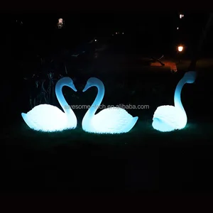 Multi-color Swan Led Lights Outdoor Scene Layout Decorative Holiday Festival Motif Lights Lighting Landscape Lamps