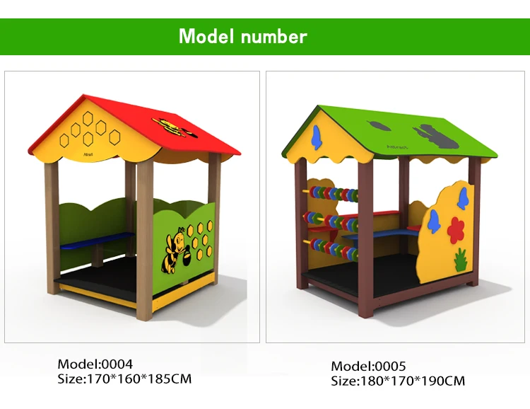 Wholesale Customized Kindergarten PE Version Playhouse Children's Outdoor Playground Equipment for Amusement