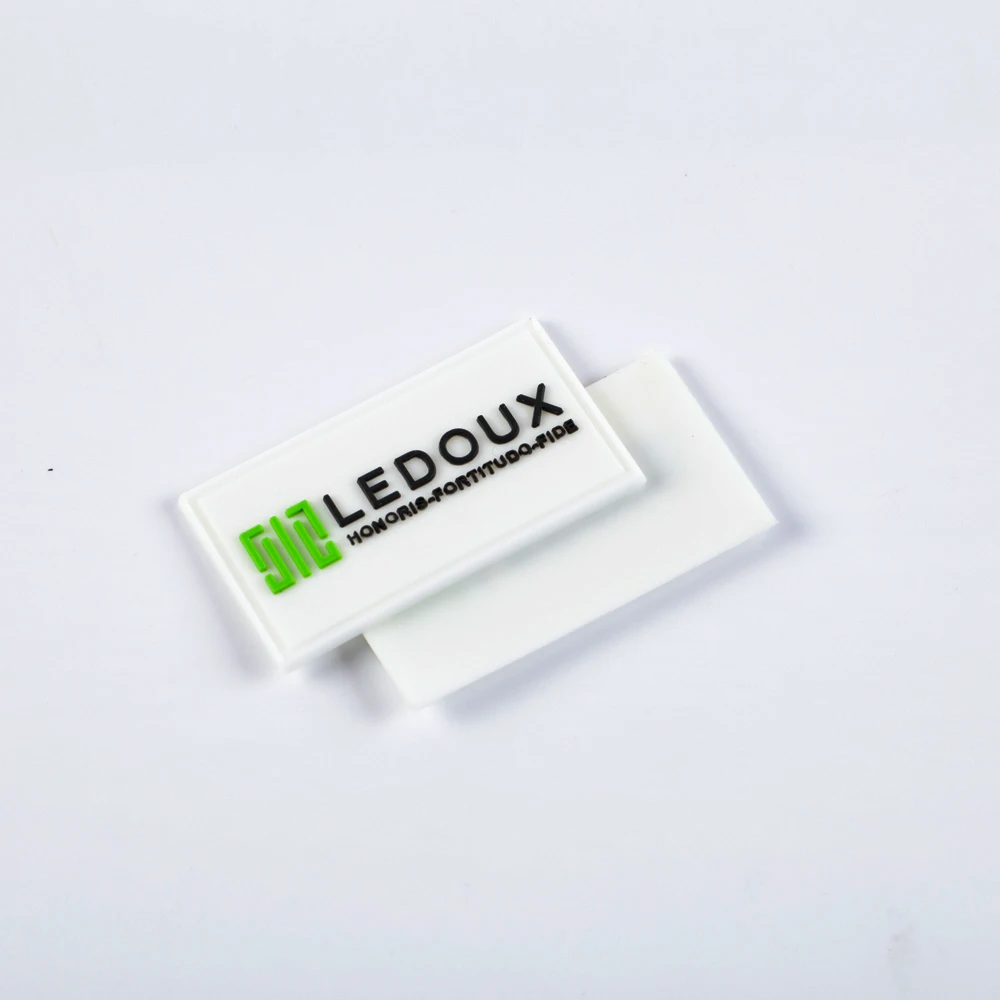 Factory Manufacture Guaranteed Quality Unique Custom 3D Rubber Label Garment Silicone Clothing Labels