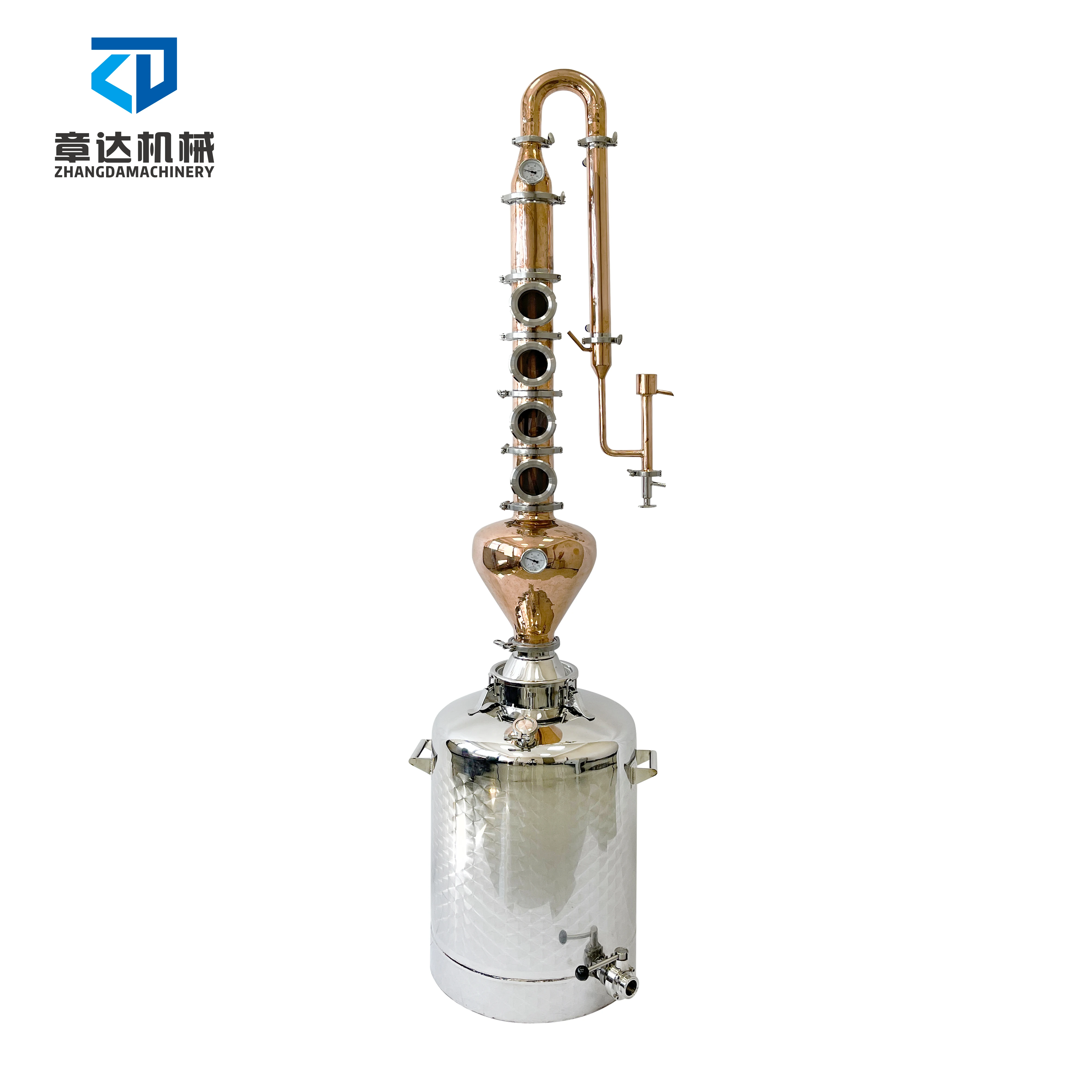 50L 100L Copper Gin Still  Electric Alcohol Distiller   Home Distilling Equipment  Whiskey Still