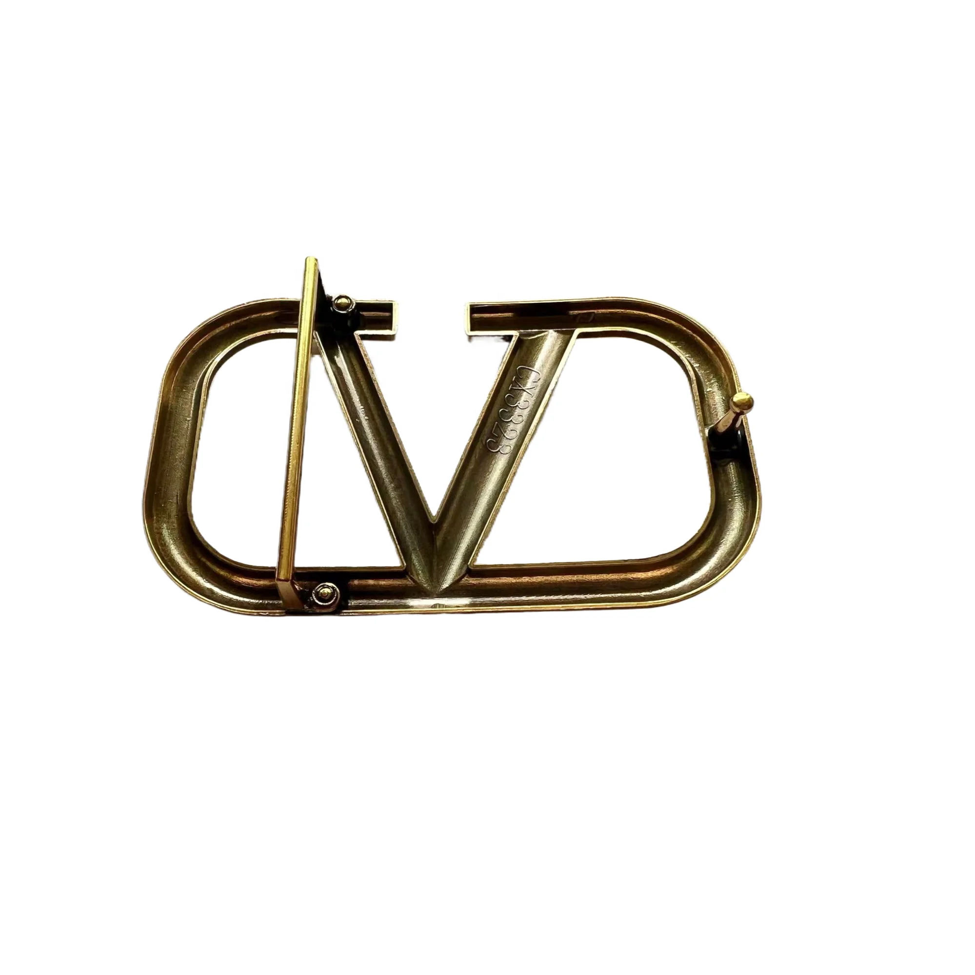 Большие широкие скользящие пряжки роскошные дизайнерские индивидуальные для ремней дам из сплава золотого цвета любой другой