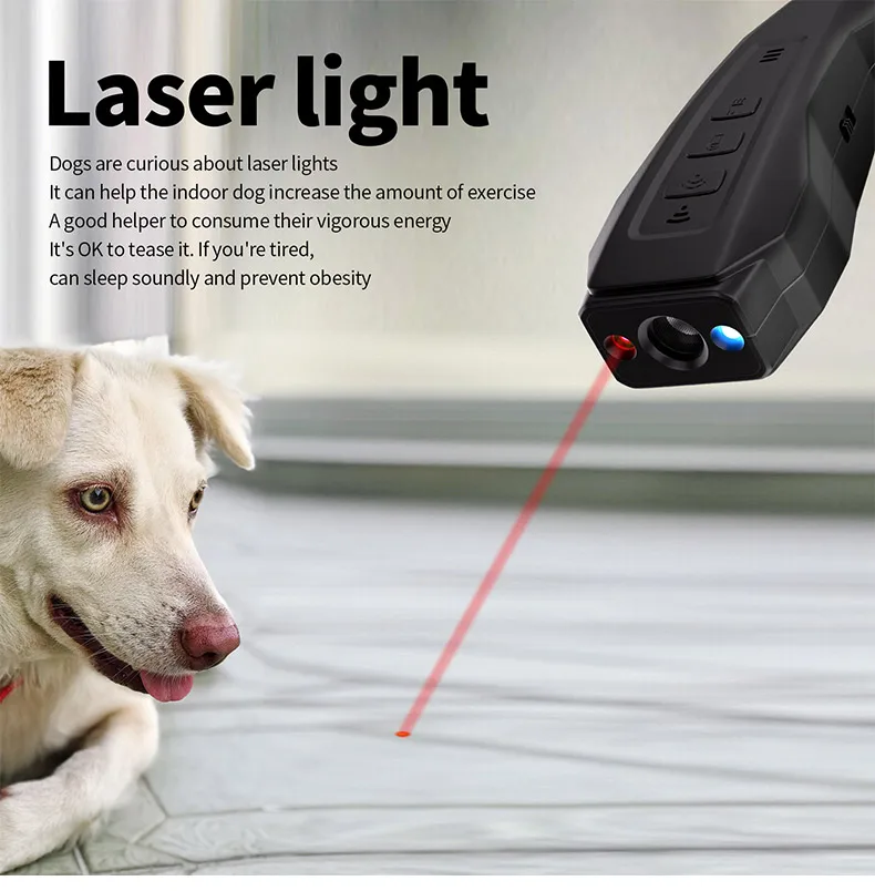 2022 Eco Friendly Rechargeable Anti Barking Device Ultrasonic Dog