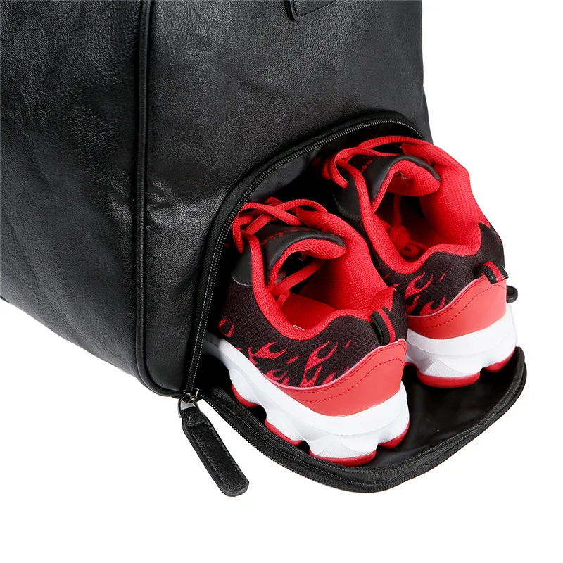 Twinkle Vintage Leather Fashionable Men Travel Bag with Shoe