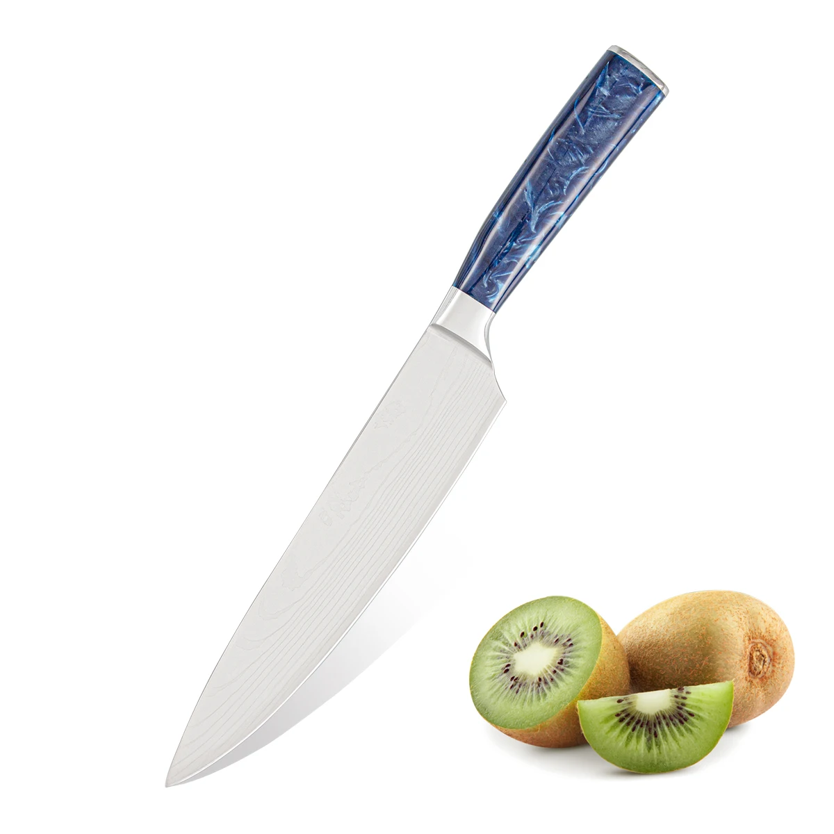 Kiwi Kitchen Knives, Set of 8, Chef's Knife, Stainless Steel Blade