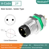 M8-A-2 male M8*1.0