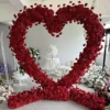 8ft red heart