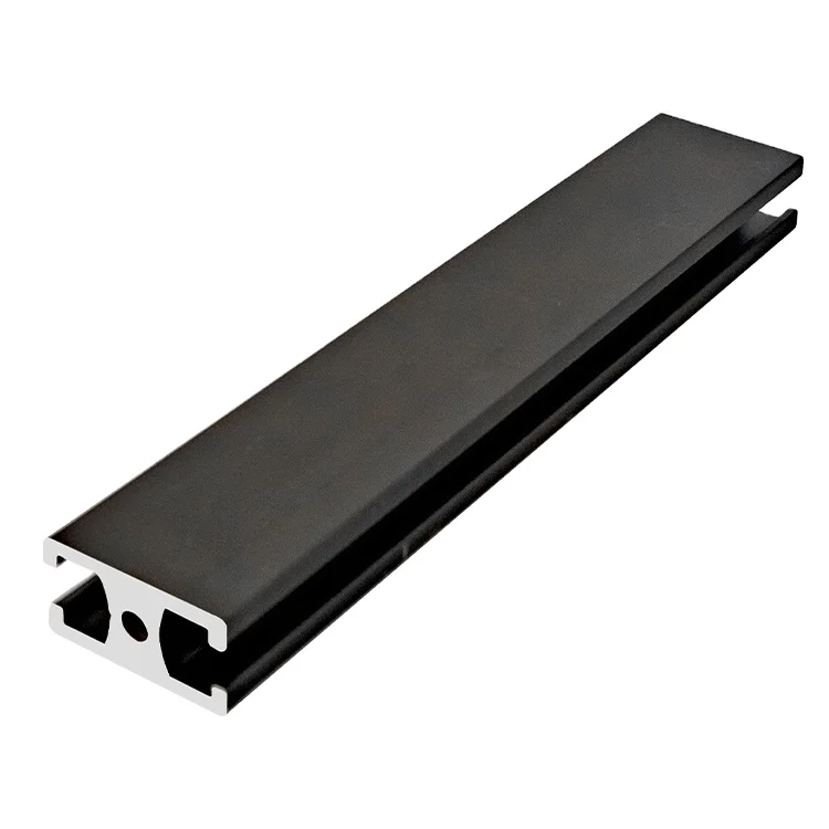 1530 Black Aluminum Profile Frame Equipment Door Frame 1530 Extruded Industrial Aluminum Alloy Door Frame Aluminum Material