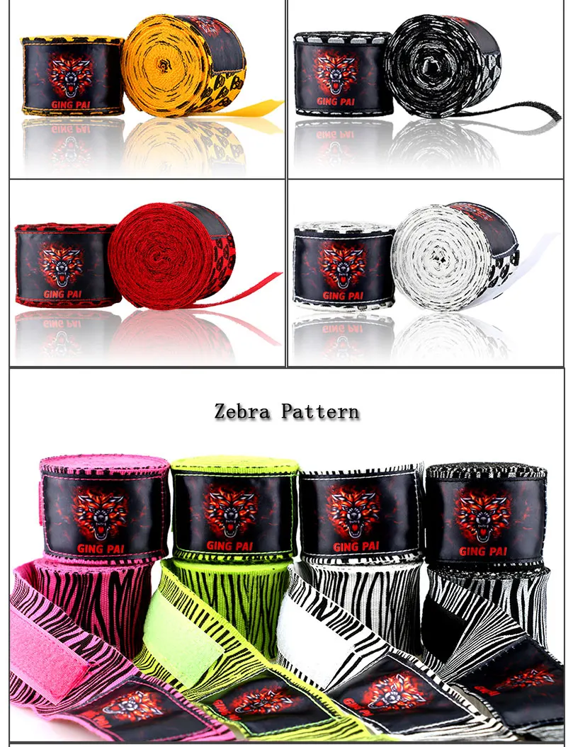 Custom Made Breathable Elastic Handguard Boxing Bandage Hand Wraps