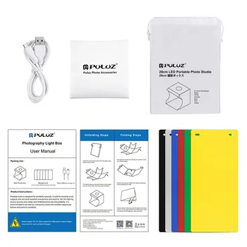 Custom Portable Mini Photo Studio Light Foldable Desktop Led Photography Shooting Box product image