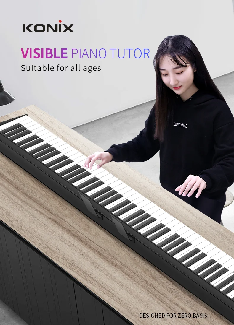 88 Key Keyboard Musical Instrument Electronic Piano Keyboard With