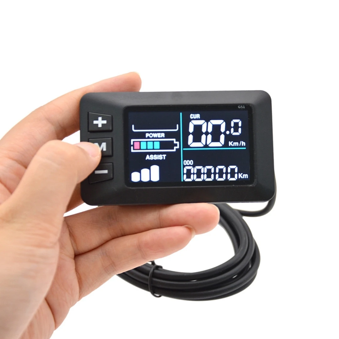 Aloejor Display LCD Ebike, Schero LCD 5 per Bici Elettrica con Connettore Ipereabile