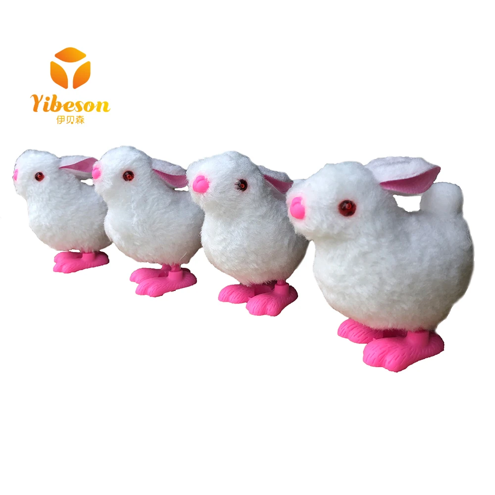 Заводной мини-кролик плюшевый кролик пластиковая цепь игрушки-кролики для