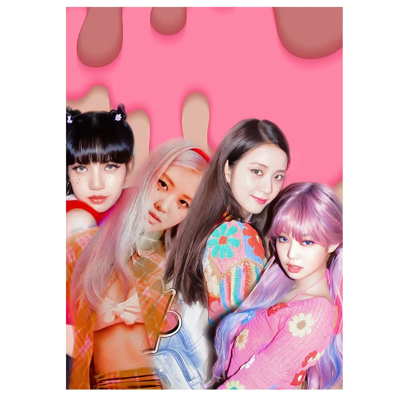 wholesale kpop blackpink icecream adhesive sticker