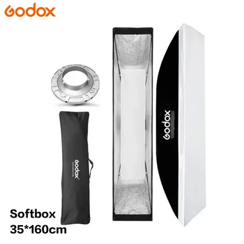 Godox Softbox 35*160cm Strip Softbox Double Soft Cloth with Bowens for Portrait Studio Blitz Speedlite Softbox product image
