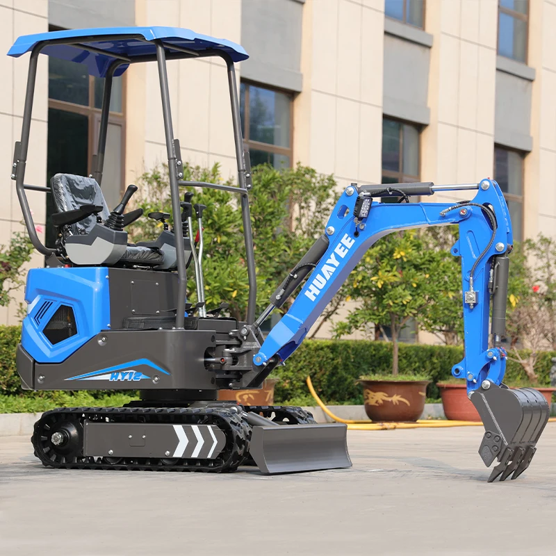 Cheap Price Mini Small Excavator 1 Ton High Quality Portable Farm Mini Bagger Manufacturer Fast Delivery Micro Digger 1.2 Ton