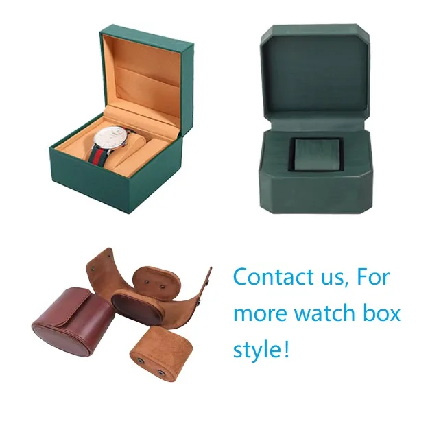 Luxury Custom Logo Black Orange Watch Boxes - Charming Packing