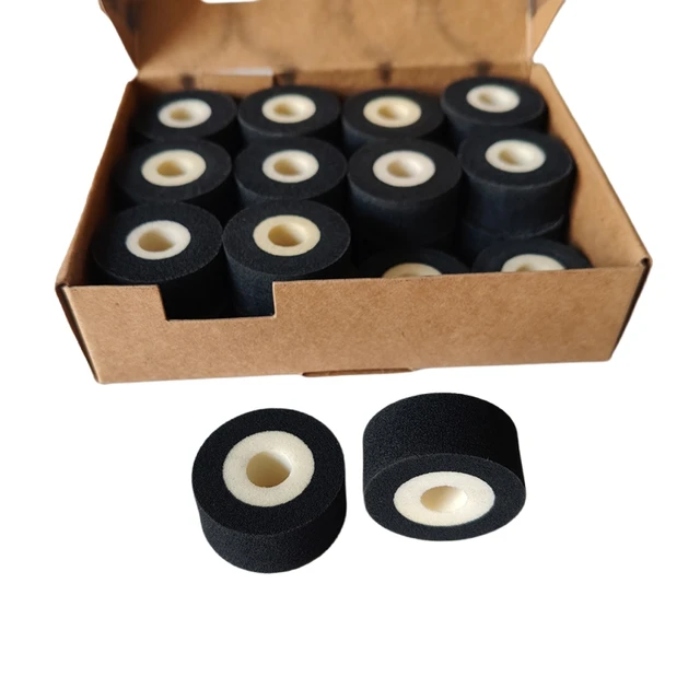DIKAI833ink 36x16mm Black Hot INK Roll for Roller Transfer Printing Coding Machine with 130-160C Temperature and Pillow Packing